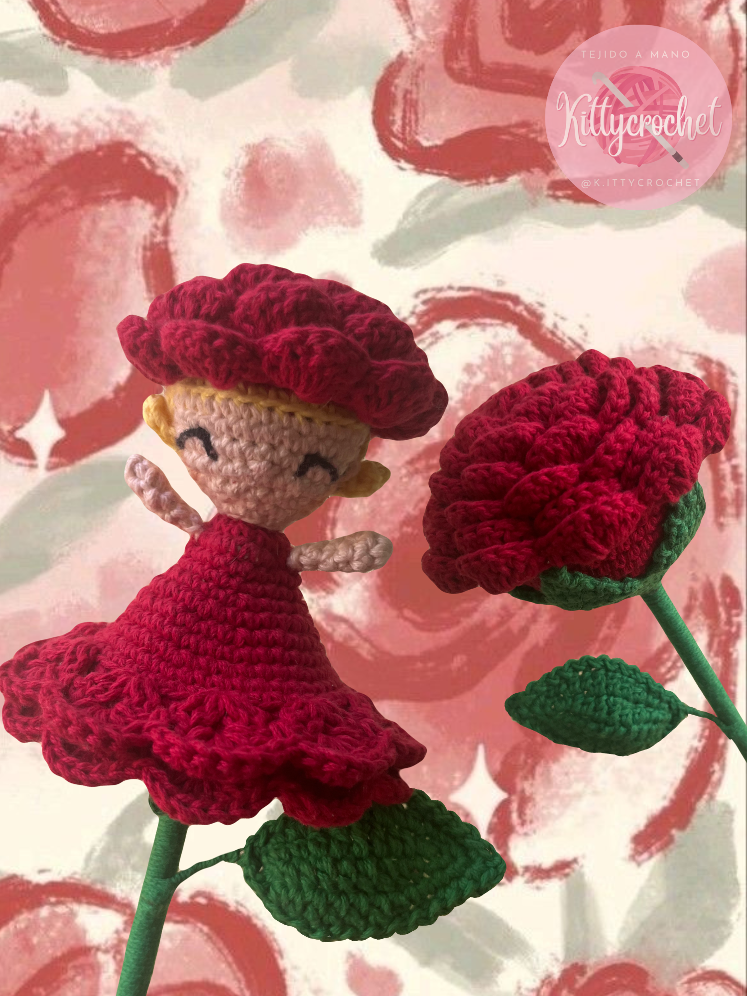Muñeca reversible-rosa