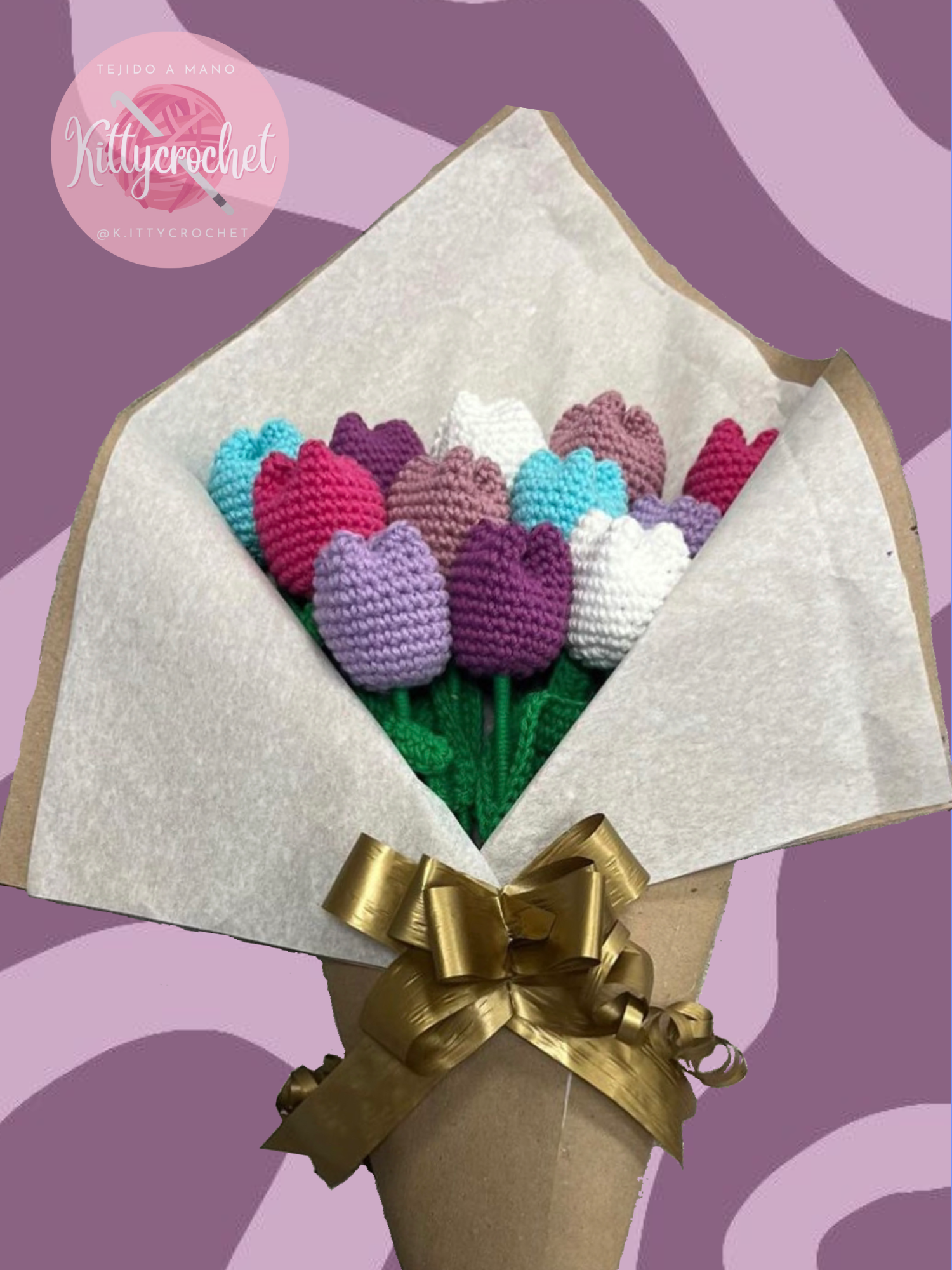 Ramo 12 tulipanes variados-2